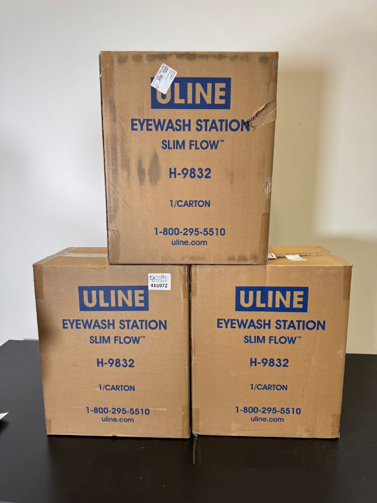 Image of ULINE Slim Flow Eyewash Stations - Quantity 3